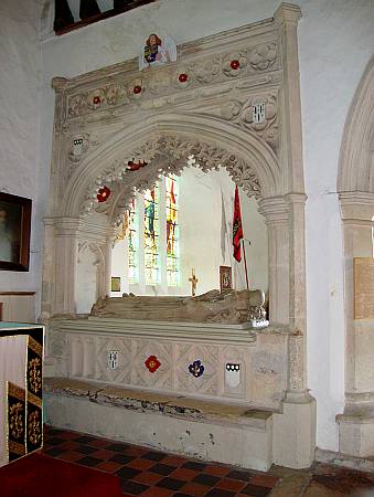 Godshill - The Leigh Tomb - 1529
